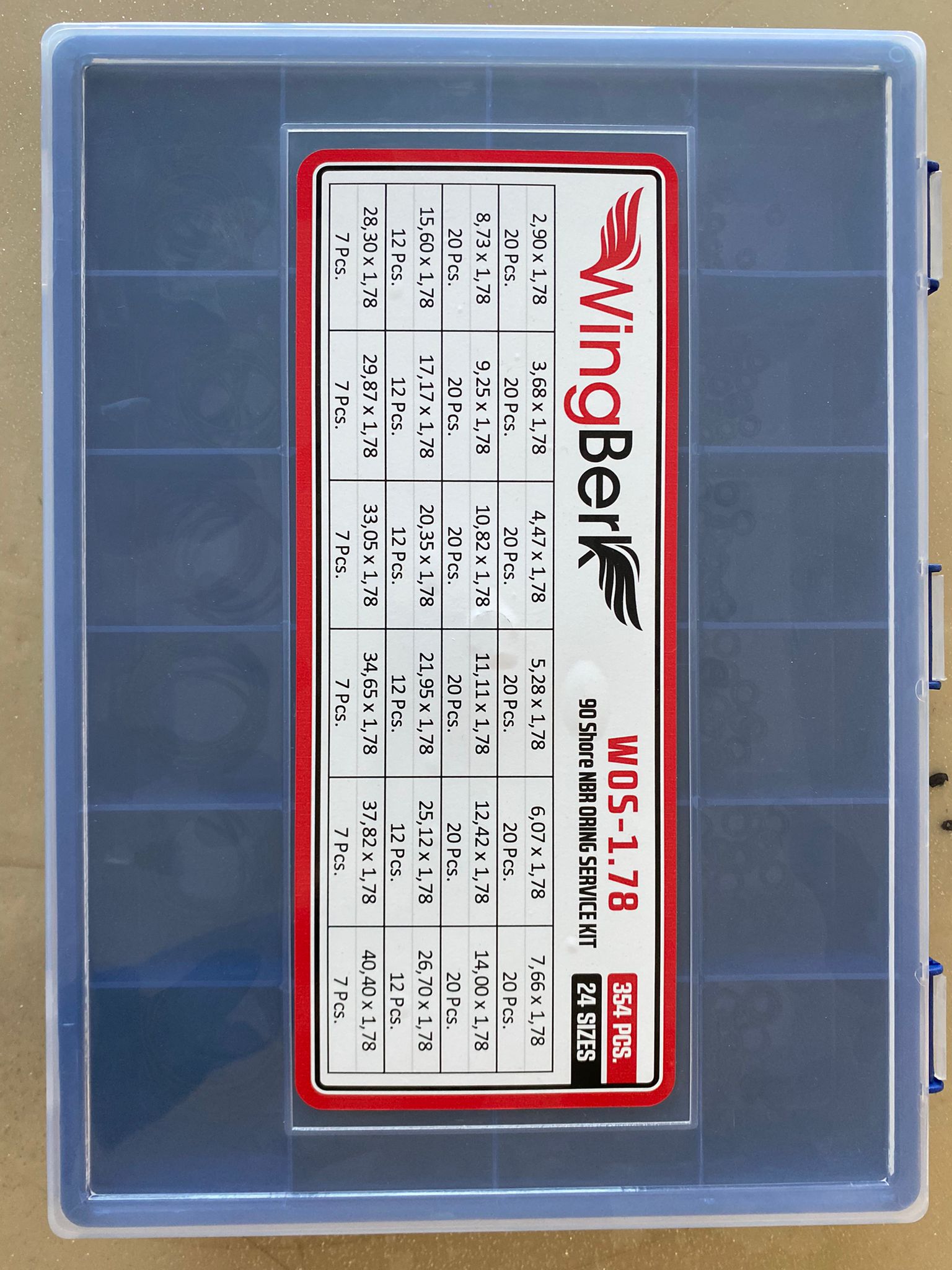 1,78 MM 90 SHR NBR O-RİNG SETİ