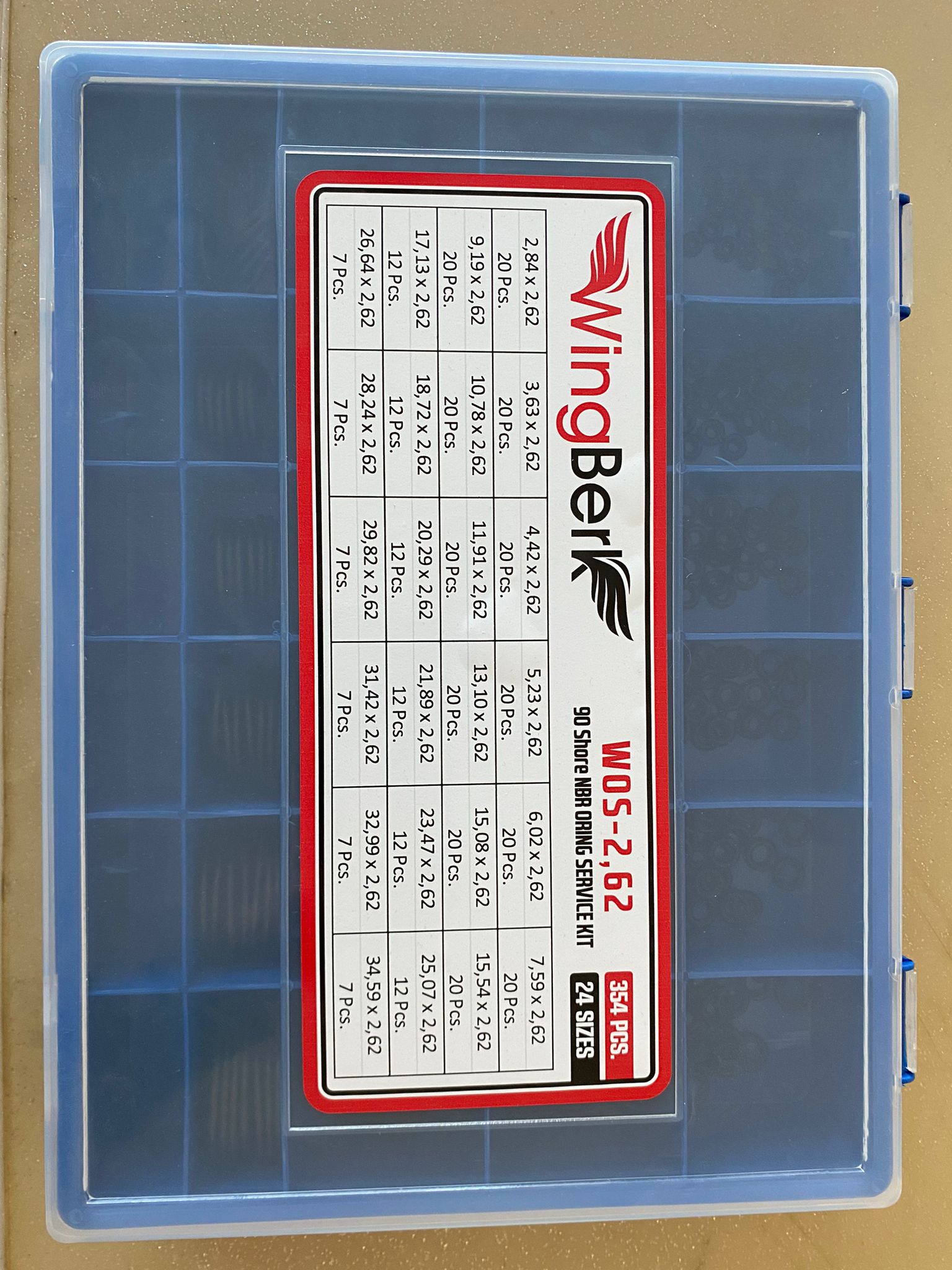2,62 MM 90 SHR NBR O-RİNG SETİ