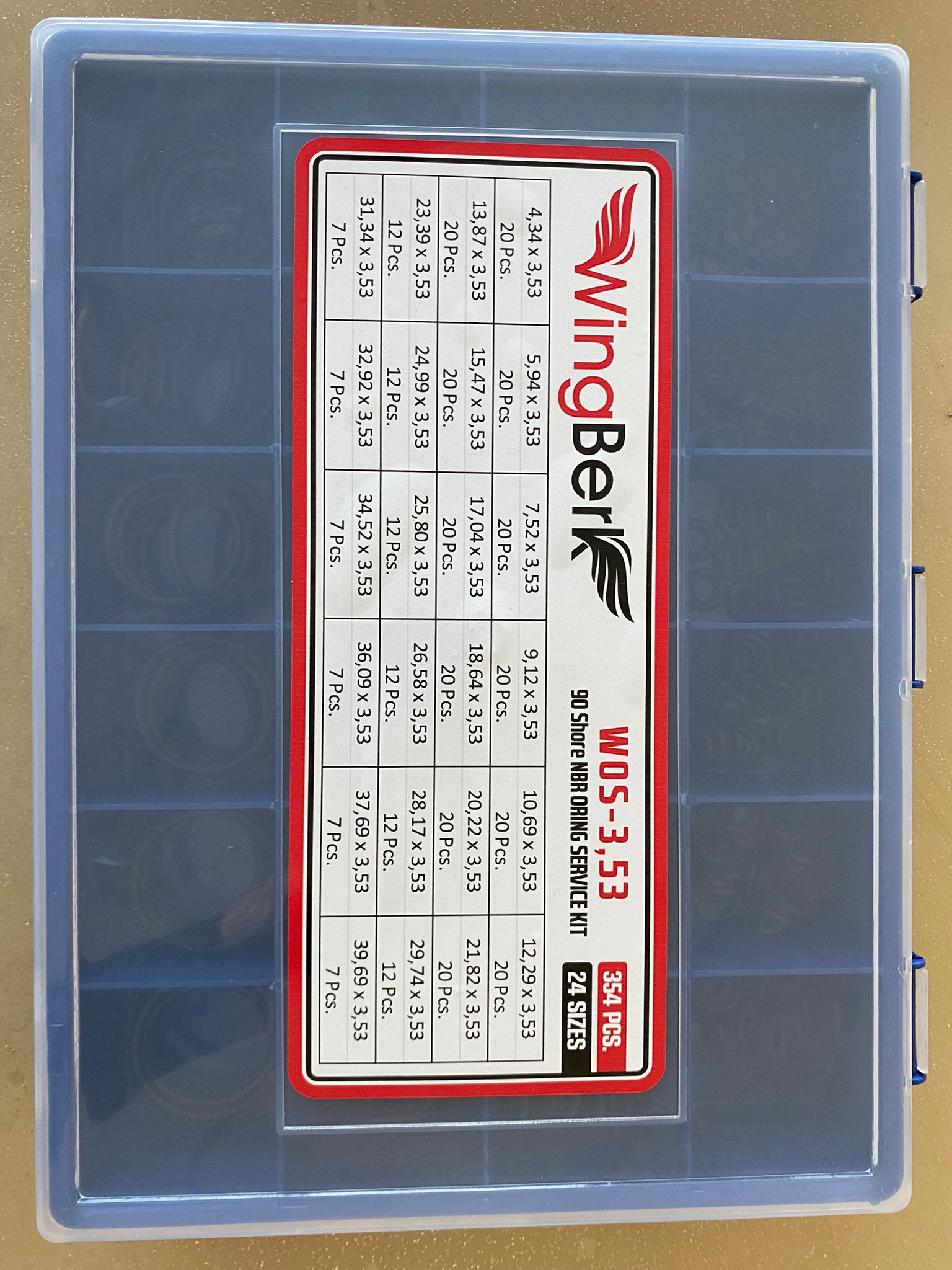 3,53 MM 90 SHR NBR O-RİNG SETİ